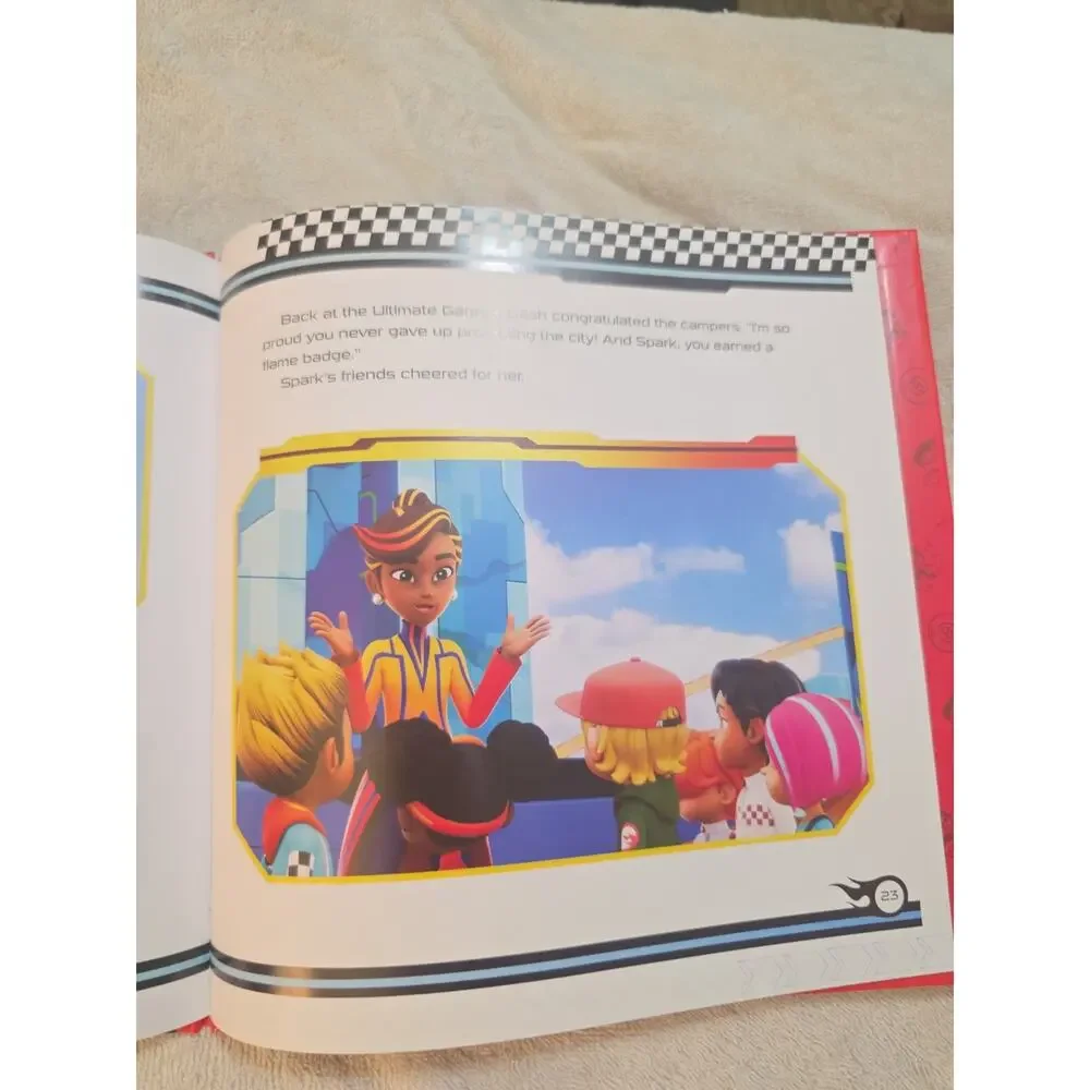 Hot Wheels Let's Race Octopus Attack Children's book Hardback